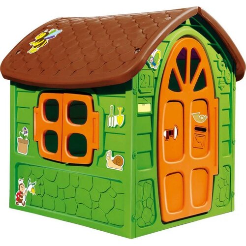 Dohany Toys Proizvod sa nedostatkom - OUTLET - Dohany Velika Kućica za decu 111x120x113cm sa Braon krovom ( 502788 ) Slike