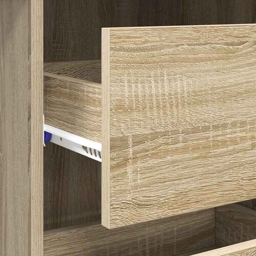  Stol Sonoma hrast 90 x 37.5 x 75 cm Konstruirano drvo Slike