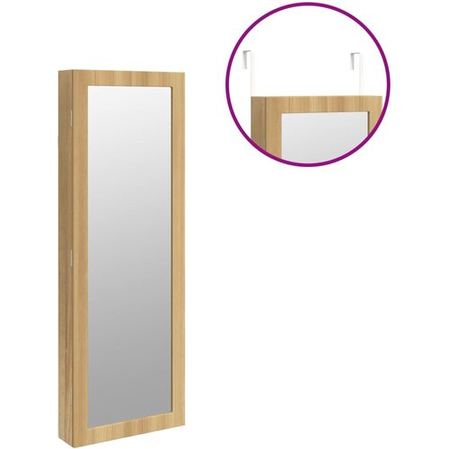  Zidni ormarić za nakit s LED svjetlima Slike