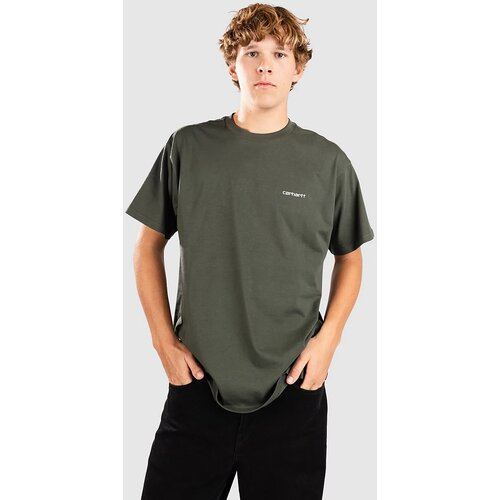 Carhartt WIP Script Embroidery T-shirt opuntia / white Slike