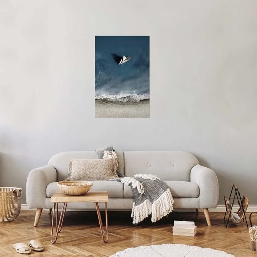  Plakat - Yacht on the Sea 40x60 Bez okvira Slike