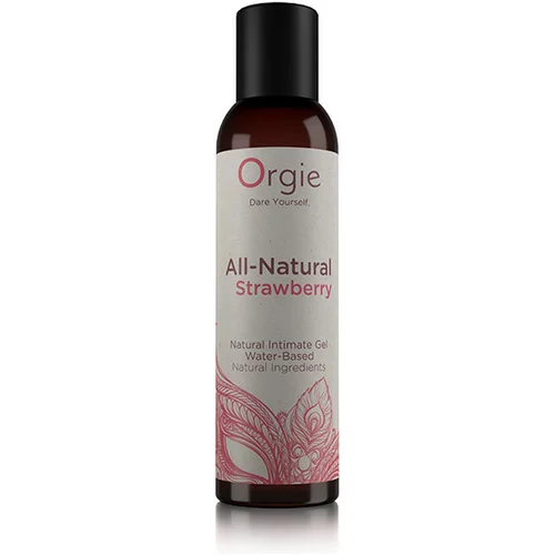 System Jo Orgie - All-Natural Strawberry Kissable Water-Based Intimate
