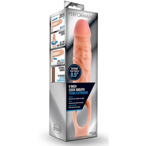 Blush performance 9 inch cock sheath extender Cene