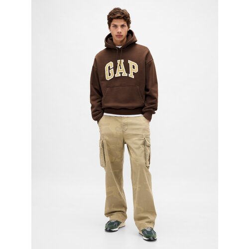 GAP Oversize Sweatshirt with Extra Heavyweight Unisex Logo - Men's Cene