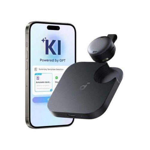 Anker Soundcore Work pametni AI snemalnik zvoka 8GB, črn Cene