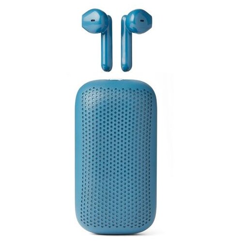 Lexon SOFTPOWER SPEAKERBUDS 2-u-1 True Wireless Slu&scaron;alice i 3W Bluetooth Zvučnik PLAVE Cijene