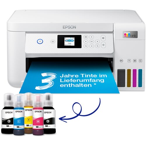 Epson EcoTank ET-2856 weiß C11CJ63406 Multifunktion Tinte Drucker/Scanner/Kopierer Cene