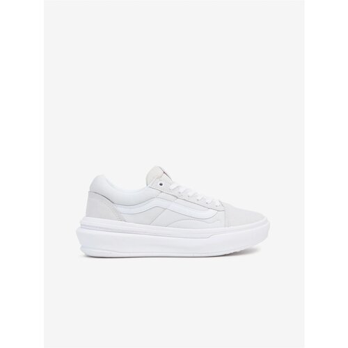 Vans Light Grey Women&amp;#039;s Leather Sneakers - Women Slike