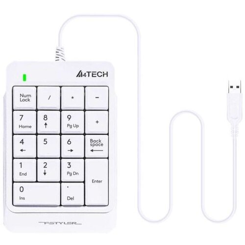 A4Tech Numerička USB tastatura FSTYLER FK13P/ bela Cene