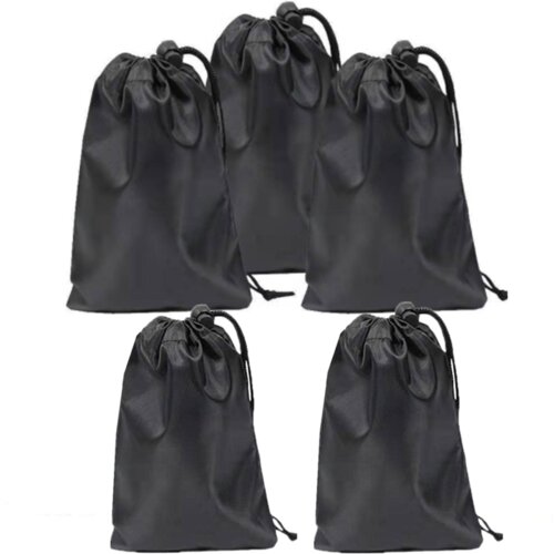 INF vrečke za shranjevanje z vrvico 5-pack 33&amp;times;40 cm črna, (21246980) Slike