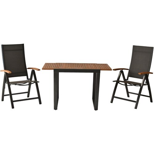 Gardenson Vrtni Set Toblino, 3-Delni, Raztegljiva Miza Cene