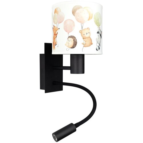 Brilagi LED Flex. lampa BOBO 1xE27/25W/230V + LED/3W crna/bela/sa motivom životinja Cene