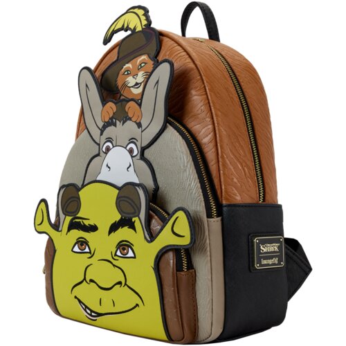 Loungefly Shrek - Ruksak Shrek i Magarac 31 cm Slike