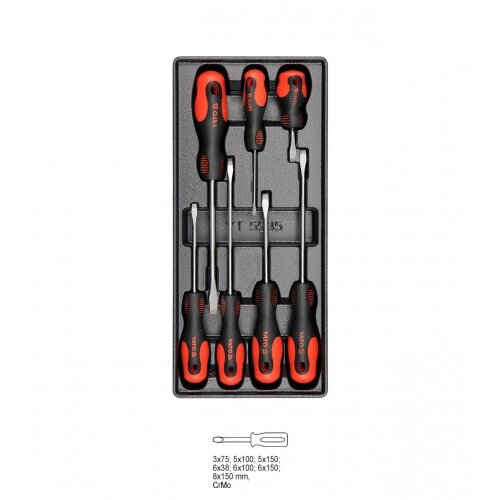 Yato Izvijači ravni set 7/1 YT-5535 Cijene