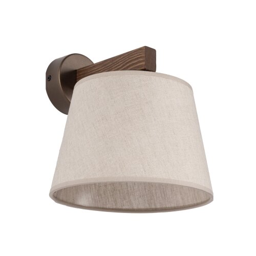  Brilagi - Zidna lampa LATTE 1xE27/15W/230V borovina/bež Slike
