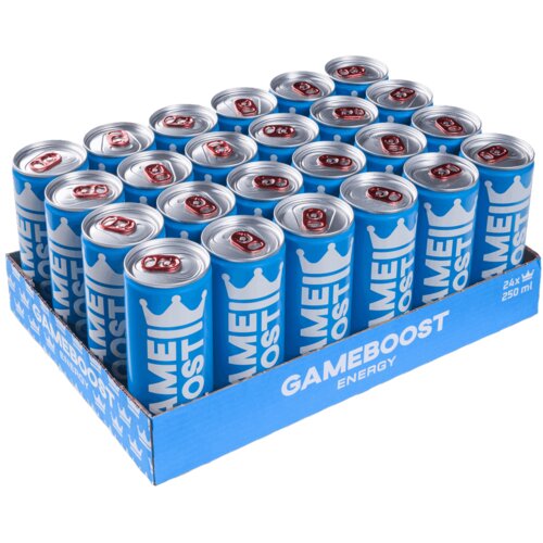 GameBoost energetsko piće 24 pack / 250 ml / XXL pakiranje Slike
