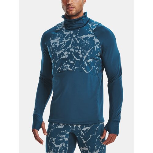 Under Armour T-Shirt UA OUTRUN THE COLD FUNNEL-BLU - Men Slike