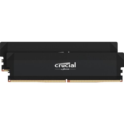 Crucial DRAM Pro OC Overclocking 32GB Kit (2X16GB) DDR5-6400 UDIMM CL38 Black ( CP2K16G64C38U5B ) Slike