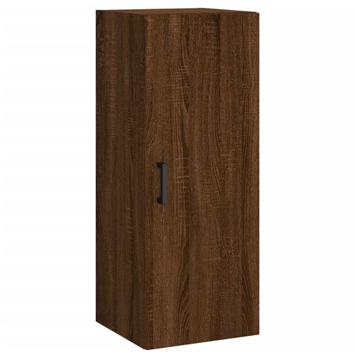 Maison Chic Stenska omarica - Zidna omarica rjav hrast 34,5x34x90 cm iu840, (22063465) Slike