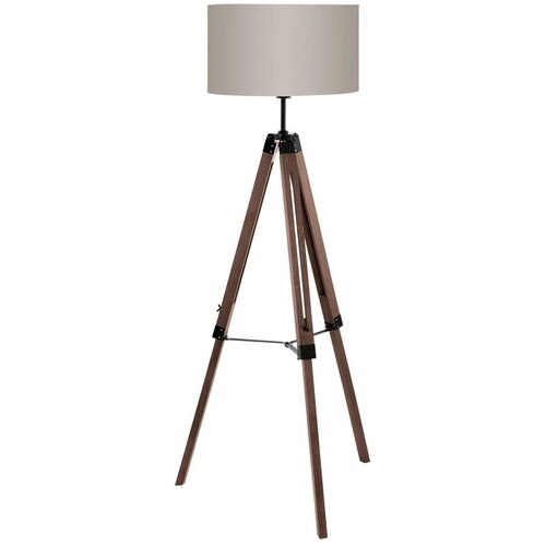 Eglo podna lampa LANTADA E27 143 cm orah tronožac taupe abažur 94326 Slike