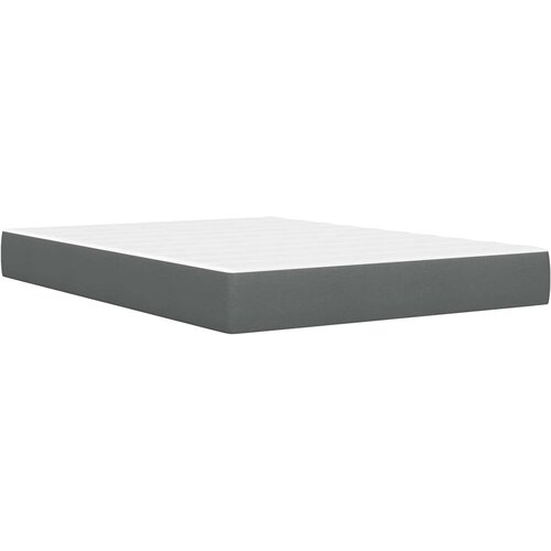  Okvir kreveta s madracem Tamnosiva 140 x 190 cm Poliester Slike