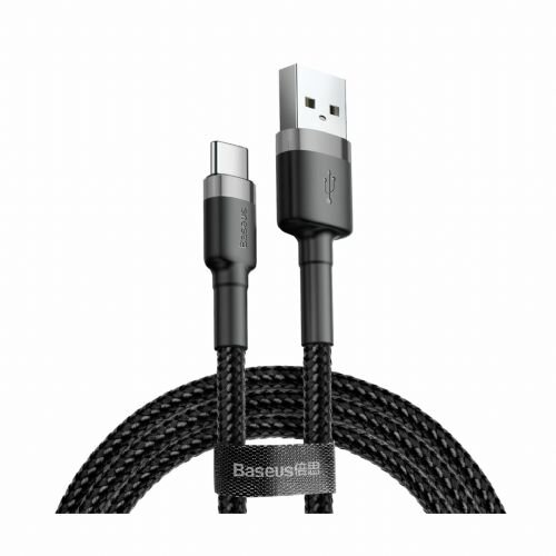 Baseus Kabel USB A-C 2m 2A Cafule siv+črn Cene