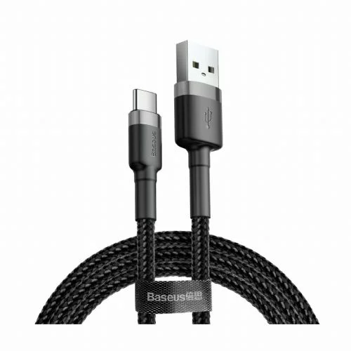 Baseus Kabel USB A-C 2m 2A Cafule siv+črn