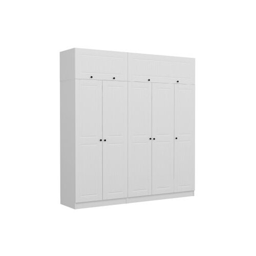 Hanah home Ormar Kale-5228, 225x255x52 cm, Bijela Slike