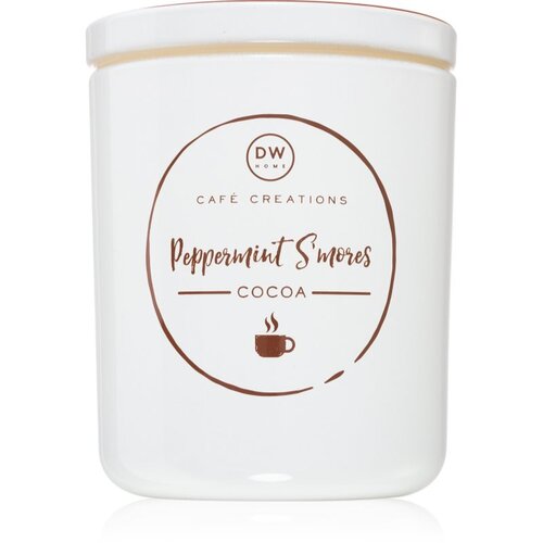 DW Home Cafe Creations Peppermint S&amp;#039;mores Cocoa di&amp;scaron;eča sveča 264 g Slike