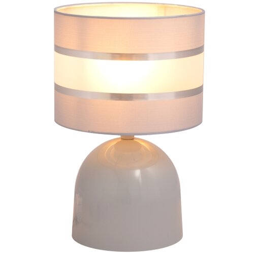  Stona lampa HELEN 1xE27/15W/230V siva/srebrna Slike