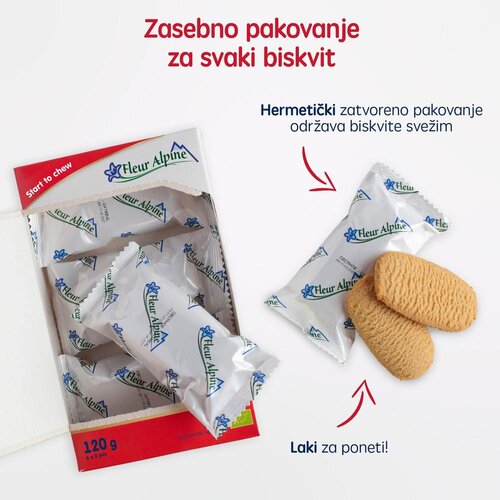 Fleur Alpine organski biskviti sa bananom 120g Cene