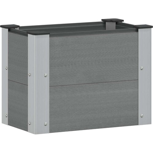  Povišena vrtna gredica Siva 50 x 30 x 36 cm Cene