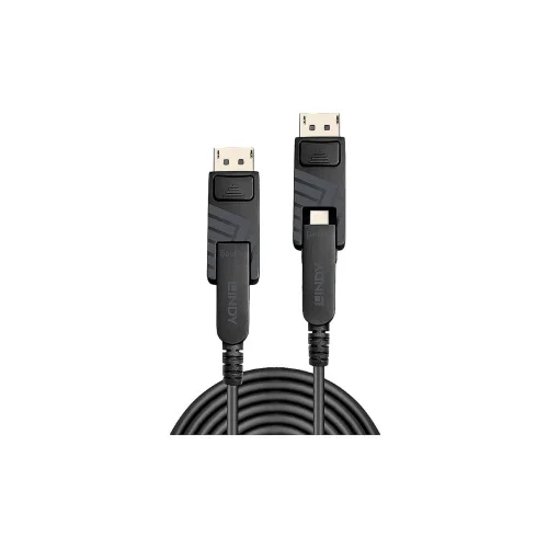 Lindy priključni kabel Mini DisplayPort utikač, Mini DisplayPort utikač 20 m crna 38481 DisplayPort kabel