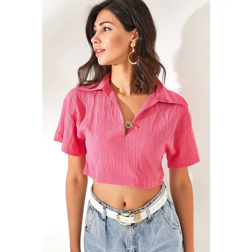 Olalook Blouse - Pink - Fitted