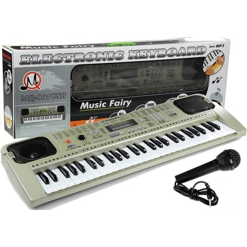  Dječji klavir sa mikrofonom MQ807 Keyboard + USB input Slike