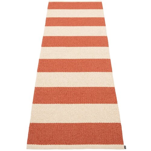 Pappelina Opečnato oranžen/kremno bel zunanji in notranji tekač 70x225 cm Bob Brick &amp;ndash; Slike