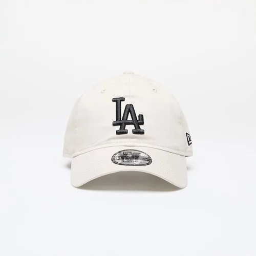 New Era Pamučna kapa sa šiltom boja: bež, s aplikacijom, LOS ANGELES DODGERS