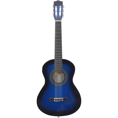 8-dijelni set klasične gitare za početnike plavi 1/2 34 &amp;quot; Slike