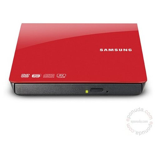 Samsung External DVD Writer SE-208DB (Red) - SE-208DB/TSRS optički uredjaj Slike