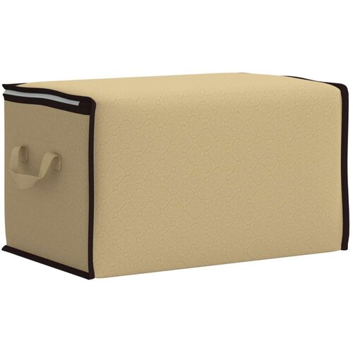  Kutija za pohranu s prozirnim bočnim oknom 2 pcs Krem - Krem 2 70 x 40 x 18 cm Cene