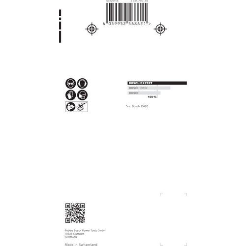 Bosch komplet EXPERT M480 brusnih mreža 93 x 186mm, granulacija 80/120/180; 10-delni - 2608901206 Slike