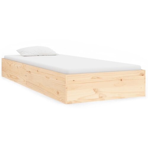 Maison Chic Okvir za krevet od masivnog drva 90 x 190 cm jednokrevetni Cijene