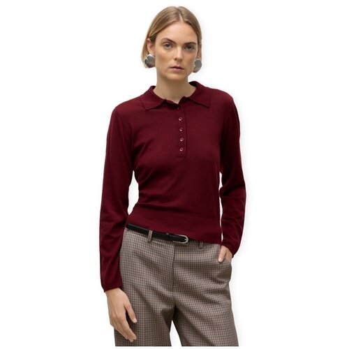 Aware Puloverji Noos Polo Sikita - Zinfandel Bordo Slike