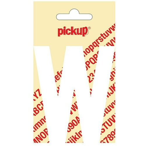 Pickup Naljepnica (Motiv: W, Bijele boje, Visina: 90 mm) Cijene