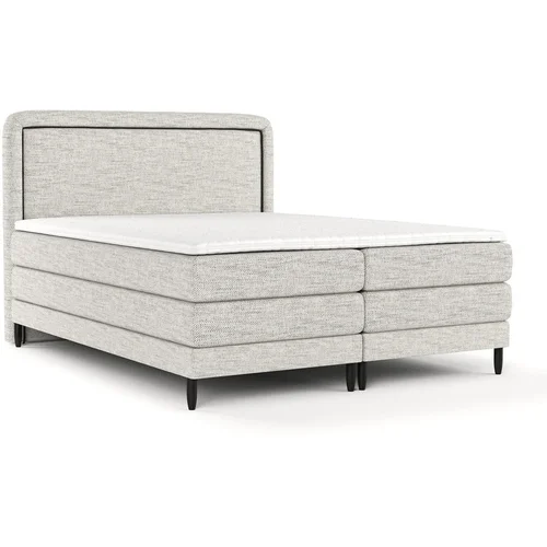 Maison de Rêve Svetlo siva boxspring postelja 160x200 cm Dove –