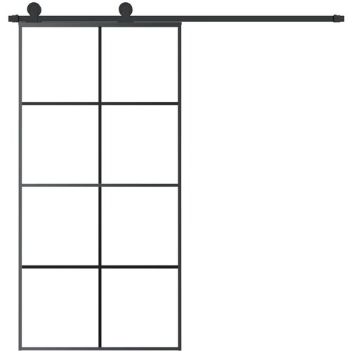  Klizna vrata s priborom 102,5x205 cm od stakla ESG i aluminija Slike
