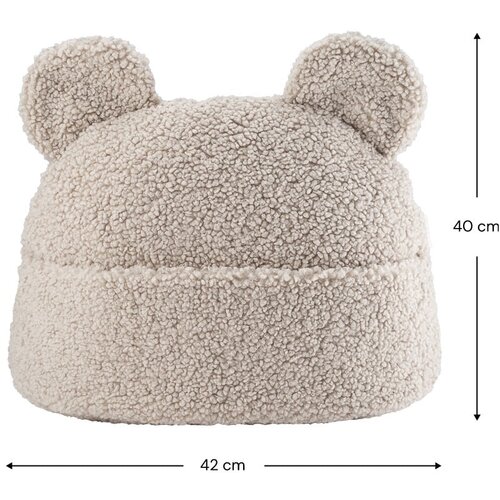 Wigiwama Svetlo rjava otro&amp;scaron;ka sedežna blazina boucl&amp;eacute; Teddy Pouch &amp;ndash; Slike