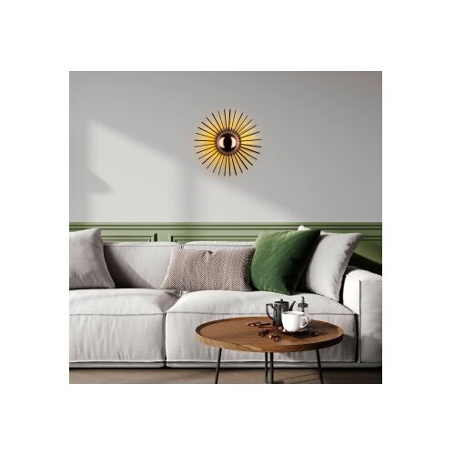 Opviq vall lamp zidna crna lampa kaya 15230 m Slike
