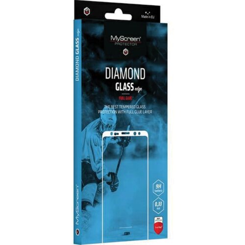 Myscreen protector MS DIAMOND GLASS EDGE FG IPHONE 14 PRO 6.1 FULL GLUE BLACK, (21975121) Cene