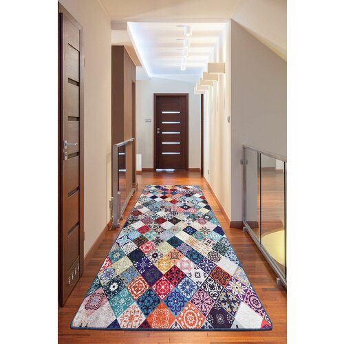lively djt multicolor hall carpet (80 x 200) Slike